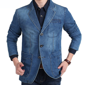 OEM High Quality 100% Cotton <b>Pullover</b> Denim Jacket <b>Men</b> Flowers Custom Embroidery Front Streetwear Red <b>Men</b> Jeans Waterproof - Product Image 5