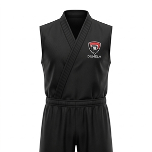 Uniforme de Taekwondo Dumela Color Negro, Ropa Duradera para Artes Marciales y Entrenamiento - Product Image 1