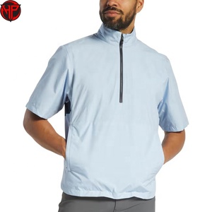 Light Blue Short Sleeve <b>Cycling</b> Jacket Zip Up <b>Stand</b> Collar Bike Jersey Windproof Riding Jacket for Outdoor Sports Jacket - Product Image 2