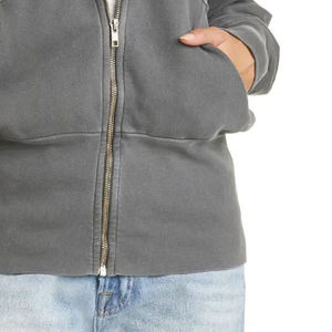 Vêtement d'extérieur décontracté inspiré du streetwear, coupe confortable, intérieur en polaire doux avec tissu respirant en mélange de coton, design de haute qualité - Product Image 6