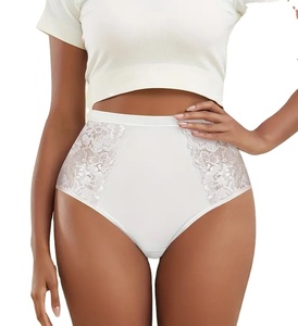 Culottes string taille basse pour femmes - Culottes unies avec bordure en dentelle, douces et respirantes, idéales pour le quotidien, les rendez-vous, les vacances et les fêtes - Product Image 1