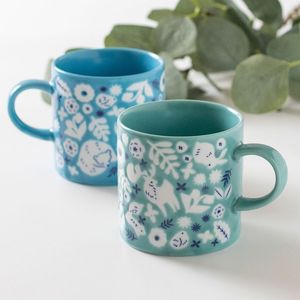 Fabricants japonais en gros de tasses à fleurs en céramique modernes, mignonnes et personnalisées - Product Image 4