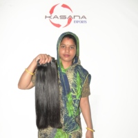 Extensions de cheveux humains indiens Remy double trame, texture Kinky Straight, pleine longueur, densité naturelle, noir naturel, prêtes à l'emploi en salon, qualité supérieure, application facile