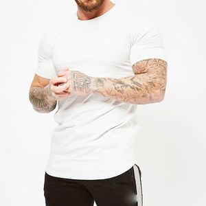 Camiseta de Hombre de Alta Calidad, Corte Cuadrado, Manga Corta, 100% Algodón, Cuello Redondo, Ligera, Transpirable, Antiarrugas, Ecológica, Tejido Suelto, Color Sólido - Product Image 5