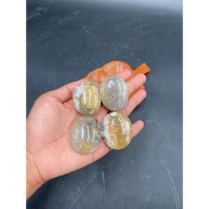 Polished 35x45x15 mm Natural Tiger Dendrite Palmstone Hand Stone <b>Decoration</b> and <b>Crystal</b> Collection - Product Image 2