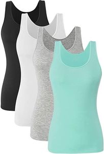 Débardeur sans col pour femme, rose corail, 100% coton, couleur unie, tricoté, respirant, décontracté, sportif, logo personnalisé - Product Image 3