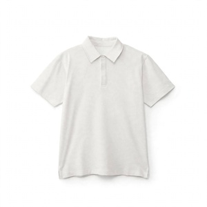 Plain <b>White</b> Cotton Short Sleeve Men <b>Polo</b> Shirt Casual Golf Wear Solid Color Breathable Business <b>Top</b> Summer Apparel - Product Image 1