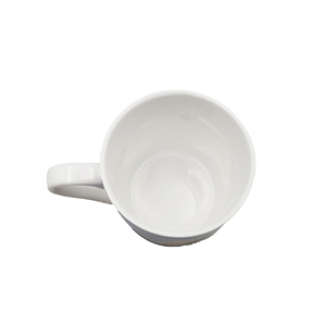 Taza de café de cerámica con diseño de búho de dibujos animados en azul y blanco para uso doméstico. - Product Image 6
