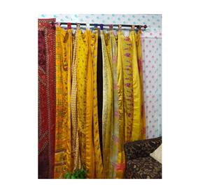 Rideau occultant personnalisable en soie à motifs floraux imprimés, isolant et entièrement occultant, pour la maison, le bureau, le café, l'hôtel - Product Image 1