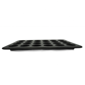 Mini sartén para magdalenas de 24 tazas, acero al carbono, Premium, antiadherente, apto para microondas, molde para hornear, buena liberación, herramientas para postres, fiestas de pastel duraderas - Product Image 2