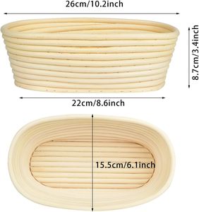Rattan Proofing <b>Basket</b> Handmade Natural Dough Rising <b>Basket</b> for Artisan <b>Bread</b> Wholesale Supplier Handmade in Vietnam - Product Image 3