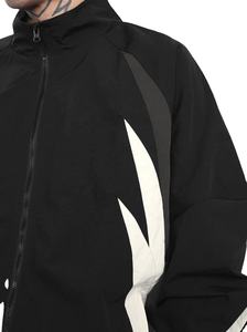 Retro Windbreaker Soccer Wear with Vintage Style Nylon Material Windproof Full Sleeve All Seasons Windbreaker <b>Jacket</b> - Product Image 6