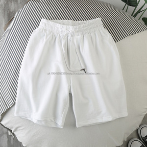 Pantalones deportivos holgados de verano para hombre con logotipo personalizado baratos pantalones cortos de playa informales de verano Pantalones cortos deportivos en blanco para hombre - Product Image 3
