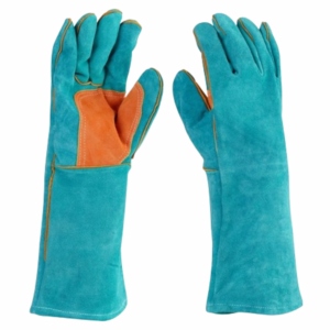 Gants de sécurité en cuir de vachette pleine fleur, texture lisse, protection individuelle, résistants à l'abrasion et aux flammes, pour le soudage - Product Image 2