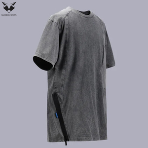 Camisetas Techwear de Estética Y2K para Hombre, Camisetas Oversize con Estampado Gráfico Gótico y Lavado Ácido, Ropa Urbana Hip Hop para Hombre - Product Image 3