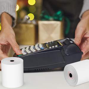 Papel Térmico Directo Ecológico <span class=keywords><strong>de</strong></span> Gran Calidad, 57mm/80mm, Capa Única, 100 Rollos/Caja, para Supermercados, Restaurantes, Centros Comerciales, Promociones - Product Image 4