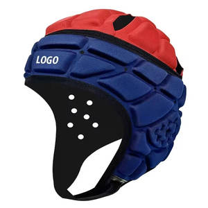 Casque de protection souple pour enfants et jeunes, avec mousse EVA absorbant les chocs, double protection sportive pour le rugby à drapeaux - Product Image 2