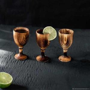 แก้วเบียร์ไม้รักษ์โลก – แก้วไม้ทำมือสำหรับดื่มกาแฟและชา - Product Image 4