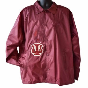 Psi Phi Logo Red Coach <b>Jacket</b> <b>Men's</b> Windproof Casual Turn-down Collar <b>Long</b> Sleeve Polyester Outerwear Autumn Style - Product Image 1