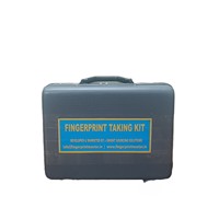 Kit professionnel de prélèvement d'empreintes digitales avec rouleau et plaque d'encre pour la collecte et l'enregistrement d'empreintes digitales en direct