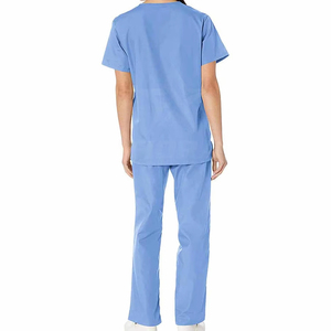 Comfortable Professionals OEM Wholesale Medical <b>Nurses</b> Scrubs High Quality Scrub Set Hospital Uniform Stretch Tops and Pants - Product Image 6