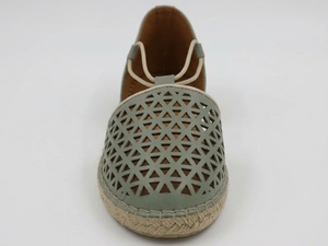 Sandalias Planas de Cuero Genuino para Mujer, Punta Abierta, Transpirables, con Suela de Esparto, Tendencia de Moda de Verano - Product Image 4