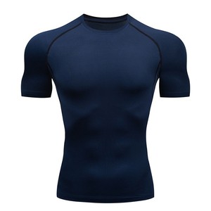 Camisetas de Compresión para Hombre, Manga Larga, Corte Ajustado, Cuello Redondo, Deportivas, para Correr, Gimnasio, Cómodas, Transpirables, para Entrenamiento - Product Image 3