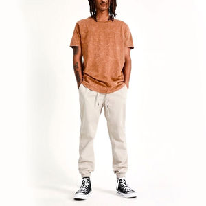 Camiseta de Manga Larga con Cuello Redondo, Estilo Vintage, Unisex, Talla Grande, Lavado Ácido, 100% Algodón, Logotipo Personalizado, Alta Calidad - Product Image 2