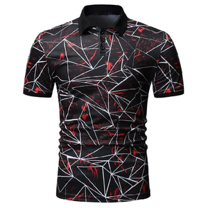 Polo en polyester imprimé par sublimation en gros, polos en coton par sublimation les plus vendus - Product Image 3