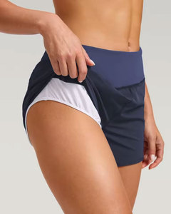 Shorts de satén plateado de cintura alta para mujer, estilo sexy para discoteca, con cordón ajustable, estampado floral, tela transpirable de mezcla de algodón. - Product Image 5