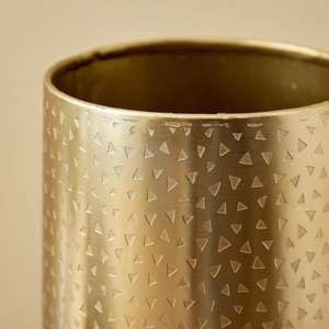 Metal Home Centre Colossal Athan - Florero de Metal Grabado, Florero Decorativo Grande de Metal, Decoración Moderna de Lujo para el Hogar, Centro de Mesa - Product Image 2
