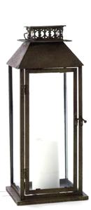 Lanterne décorative extérieure en cuivre fini, style moderne, porte-bougie, support de bougie, fabrication artisanale, personnalisable - Product Image 6