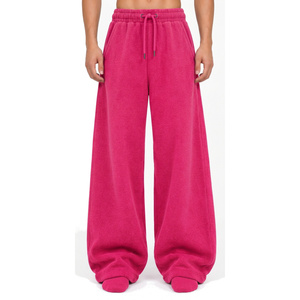 Pantalones Deportivos Personalizados de Felpa de Algodón de 320 g/m² para Hombre, Pantalones Deportivos de Pierna Ancha para Marcas de Ropa Urbana, Colecciones de Marca Privada - Product Image 1