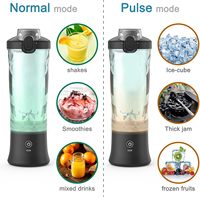 Blender portable, format individuel, tasse de 20 oz avec 6 lames pour les smoothies et les milkshakes
