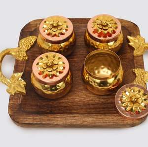 Caja de Almacenamiento de Frutos Secos de Latón Estilo Vintage con Tapa, Recipiente Decorativo para Dulces y Nueces, para Regalo de Boda - Product Image 5