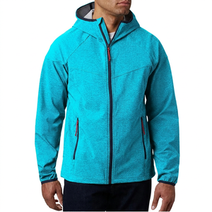 Chaqueta de Forro Polar con Capucha para Hombre, Color Sólido, Cierre de Cremallera, Resistente al Viento, Informal, para Otoño, Corte Regular, Material de Poliéster - Product Image 6