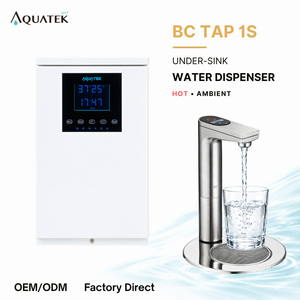 เครื่องทำน้ำร้อน-เย็นใต้ซิงค์ AQUATEK BC TAP 1S ควบคุมอุณหภูมิแบบอุณหภูมิห้อง พร้อมก๊อกน้ำสแตนเลส 304 สำหรับใช้ในครัวเรือน - Product Image 1
