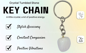 Porte-clés en cristal de haute qualité, jade blanc, pierre naturelle, cadeaux pour femmes, vente en gros - Product Image 4