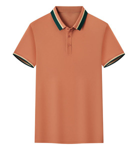 Camiseta de Golf Personalizada OEM para Hombre, 100% Algodón, Absorbente de Humedad, Hilo Mate, Secado Rápido, Lisa o a Rayas, Manga Corta, Estilo Polo - Product Image 4