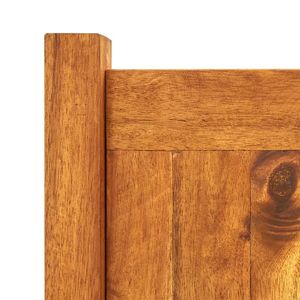Jardinera Rectangular Grande Elevada en Madera Rústica de Acacia Cálida para Suministros de Jardín - Product Image 5