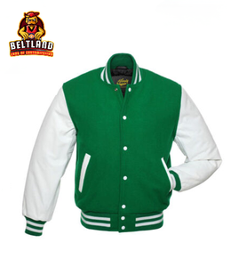 Veste universitaire personnalisée pour homme, qualité supérieure, manches en laine et cuir, personnalisez avec votre propre logo et marque - Product Image 1