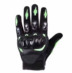 Guantes de Motocicleta de Cuero Premium, Duraderos, Protectores y Cómodos, Guantes para Motocross/Motocicleta - Product Image 2