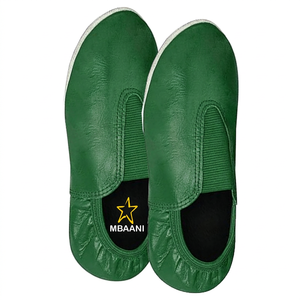 MBAANI Zapatos de baile de jazz unisex de PU verde, suela suave, zapatos planos de práctica con diseño de estrellas - Product Image 6