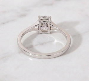 2 carat Women's Rose Gold Cushion Brilliant Cut Diamond <b>Solitaire</b> Engagement <b>Ring</b> Classic Style Natural Diamond Jewelry luxury - Product Image 6