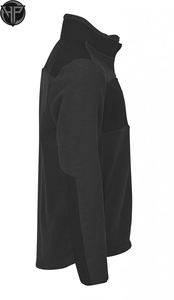 Wholesale Customized Men's Plush <b>Thick</b> Stand Collar Warm Jacket Fleece Zipper <b>Cardigan</b>, Fleece Jacket Outdoor Hiking Jacket - Product Image 2