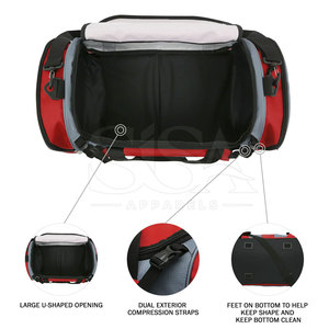 Waterproof Casual Gym Duffel <b>Bag</b> Sports Lightweight Travel Fitness <b>Multi</b> <b>Compartment</b> Polyester Custom Logo OEM ODM Wholesale - Product Image 6
