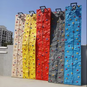 Pared de Escalada de Fibra de Vidrio 4x4 Única para Interiores/Exteriores, Parque de Aventuras Modular, Educativo para Niños y Adultos, Guardería, Casa de Juegos Deportiva - Product Image 1