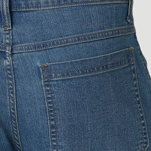 Pantalones Cortos Cargo de Mezclilla para Hombre, Cintura Media, Lavado Claro Azul, 100% Algodón, Casuales de Otoño con Bolsillos, Tejido Transpirable - Product Image 6