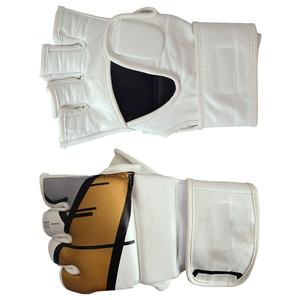 Gants de combat professionnels pour MMA, Sanda et Kickboxing, avec fermeture extensible, imperméables, sans doigts, en PU - Product Image 5