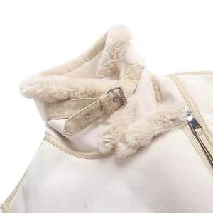 Vestes chaudes épaisses pour femmes, mode automne-hiver 2022, manteau vintage à manches longues avec poche latérale, vêtements d'extérieur féminins, hauts chics - Product Image 3